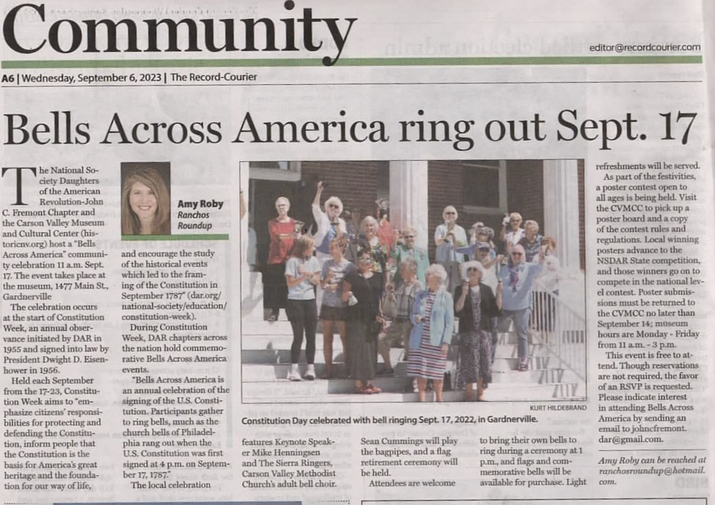 Bells Acoss America Newspaper